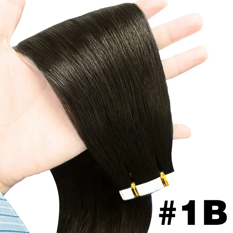 Tape in Human Hair Extension Straight Brazilian Human Hair Extension 2.5g 20pcs 50g Tapes Hair 100% Human Hair Natural Tape Hair — image 10