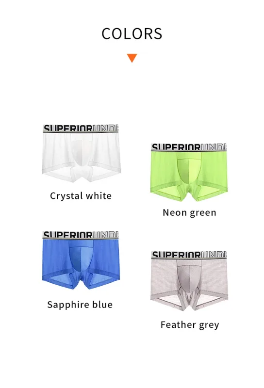 52025 Men's Air-Mesh Boxers – U-Pouch Support, Advanced Airflow Ventilation, Quick-Dry Cooling Comfort and Dynamic Stretch — image 8