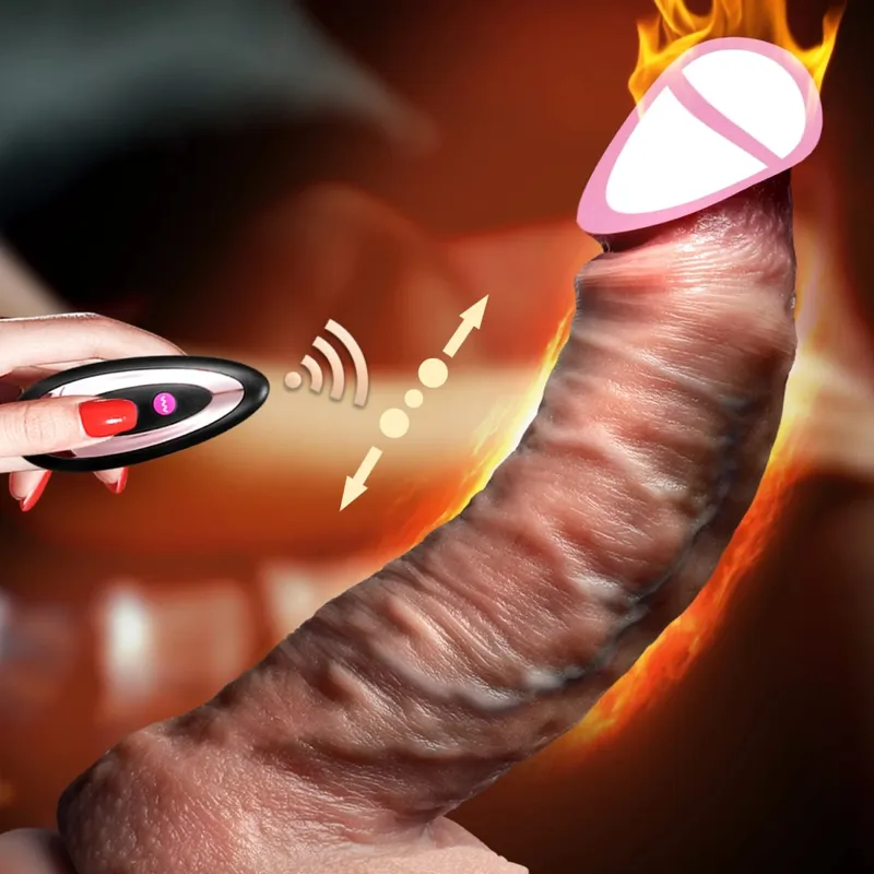 Vibrador realista vibrador grande pênis penetração anal adulto brinquedos sexuais para vibração anal aquecimento pau vibradores para masturbação feminina — image 2