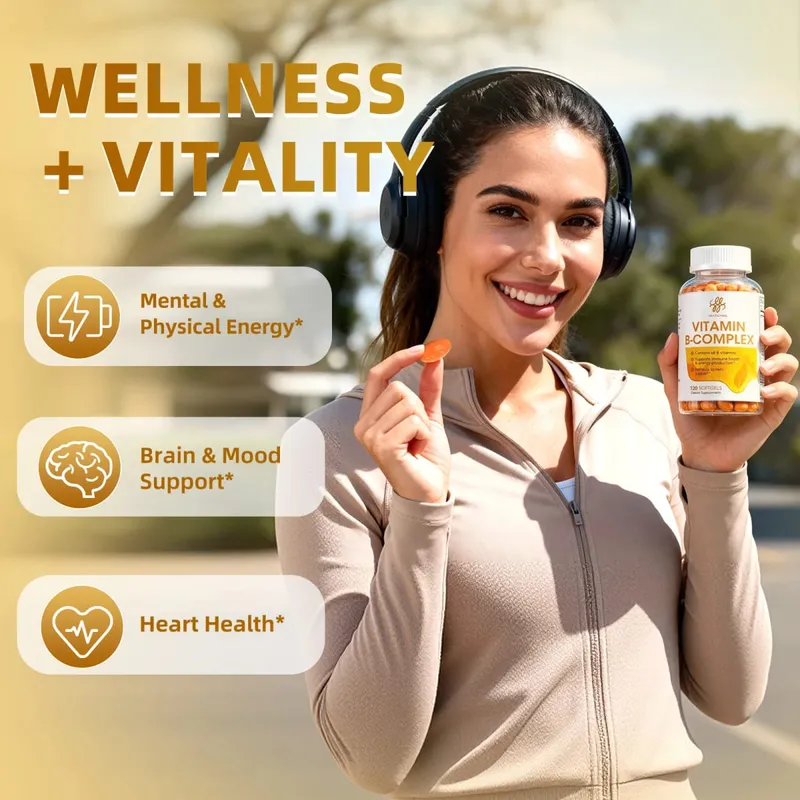 iMATCHME Compound Vitamin B Capsule na may Vitamin B2,B6 ,B12 Inositol at Biotin Nakakatanggal ng Stress at Immune System Support Heart Health Brain Function,Mood — image 3
