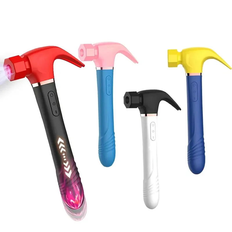 Martelo vibrador multifuncional máquina de sexo g ponto estimulação telescópica vibrador vaginal masage cit sucção masturbador feminino — image 1