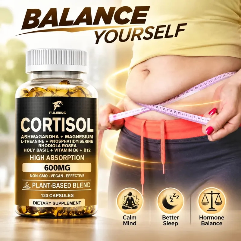 Premium Cortisol Capsules with Ashwagandha Rhodiola Support Cortisol Reducer Relaxation Maintain Calm Weight Loss & Adrenal — image 2