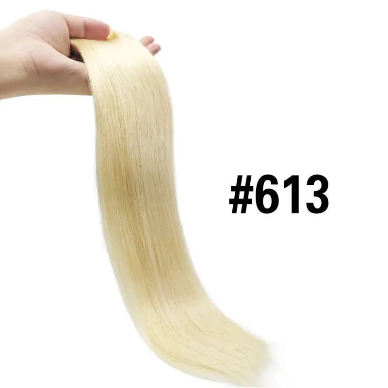 Straight Clip In Human Hair Extensions Brown Unprocessed Hair Extensions Full Head Brazilian Hair Seamless Clip Ins Extension — image 13