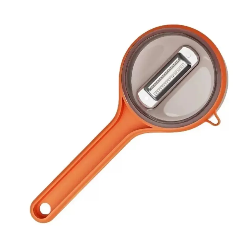 Peeler with Storage Box Fruit and Vegetable Peeler Double-Sided Stainless Steel Multi-Functional Peeler Suitable for Kitchen