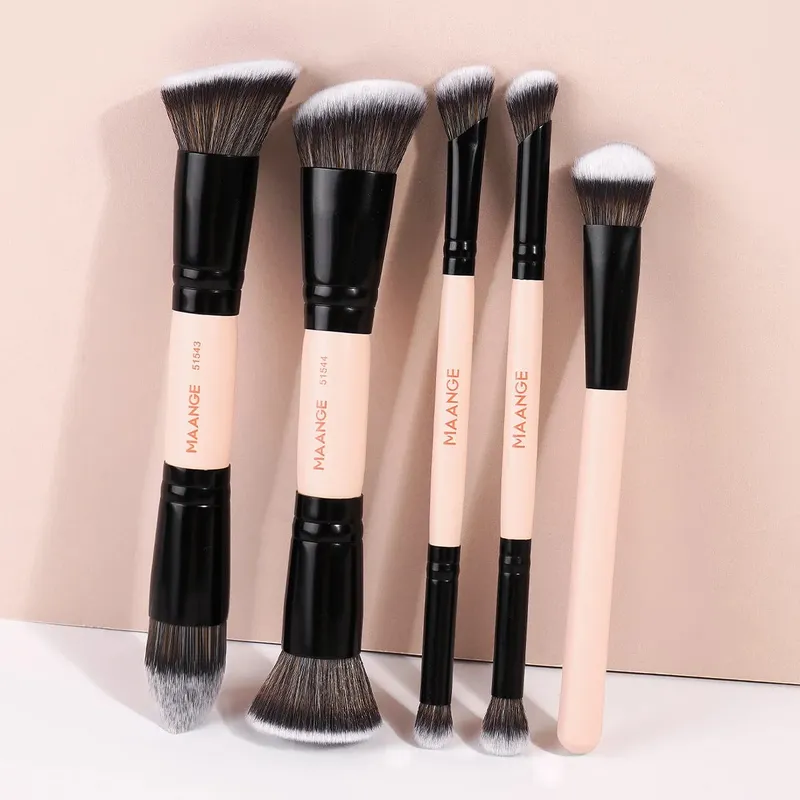 5pcs Makeup Brush Set Foundation Blush Concealer Eyeshadow Brushes Multi-Purpose Makeup Brush Kit Professional Brushes — image 7