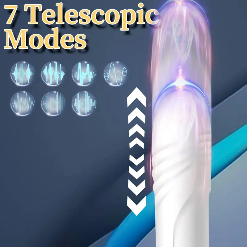 Martelo vibrador multifuncional máquina de sexo g ponto estimulação telescópica vibrador vaginal masage cit sucção masturbador feminino — image 3