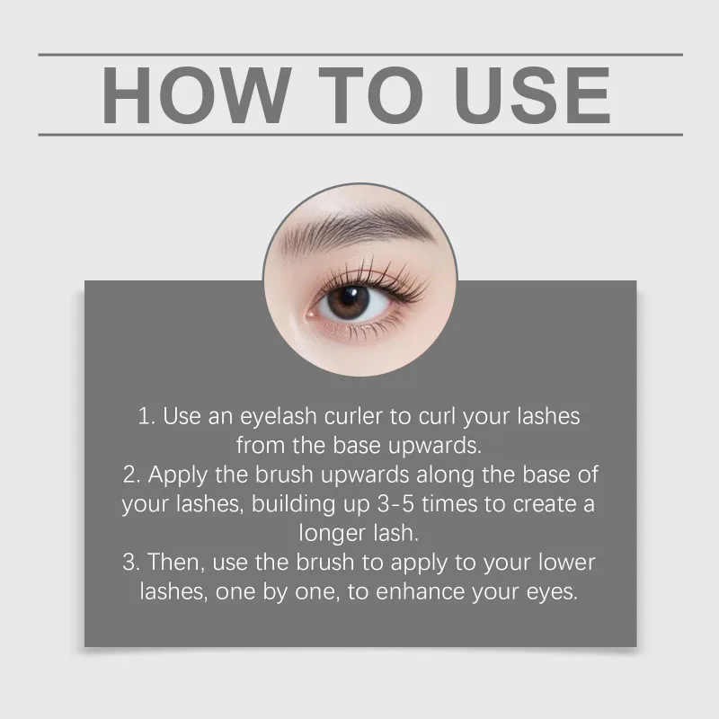 3.2G Black Mascara Cream Light Smooth Formula Smudge Resistant Sweatproof Curling Long Lasting Natural Hold Mascara Cream for Beauty Eye Makeup