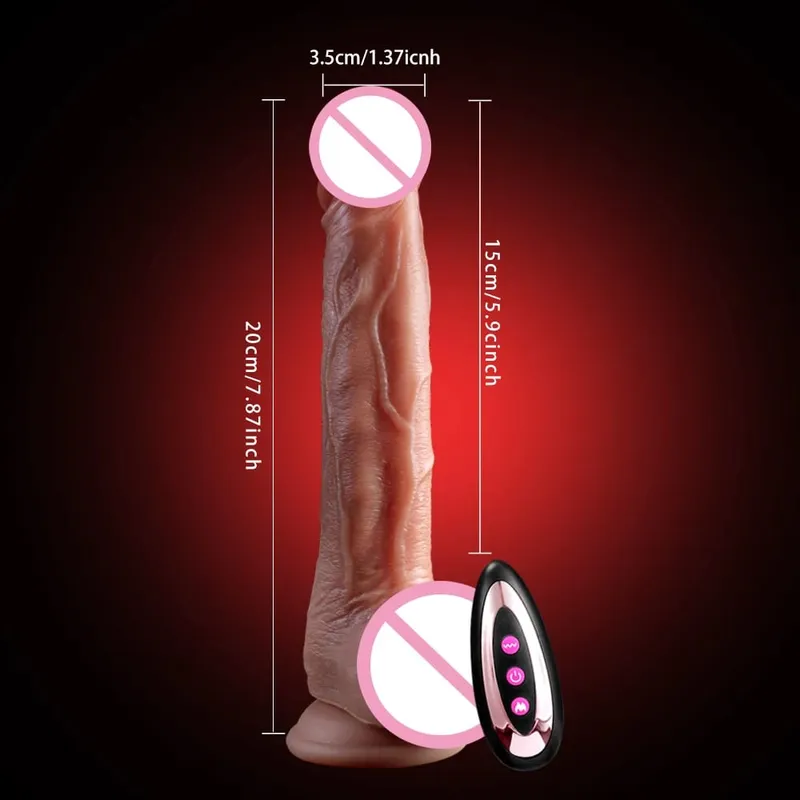 Vibrador realista vibrador grande pênis penetração anal adulto brinquedos sexuais para vibração anal aquecimento pau vibradores para masturbação feminina — image 8