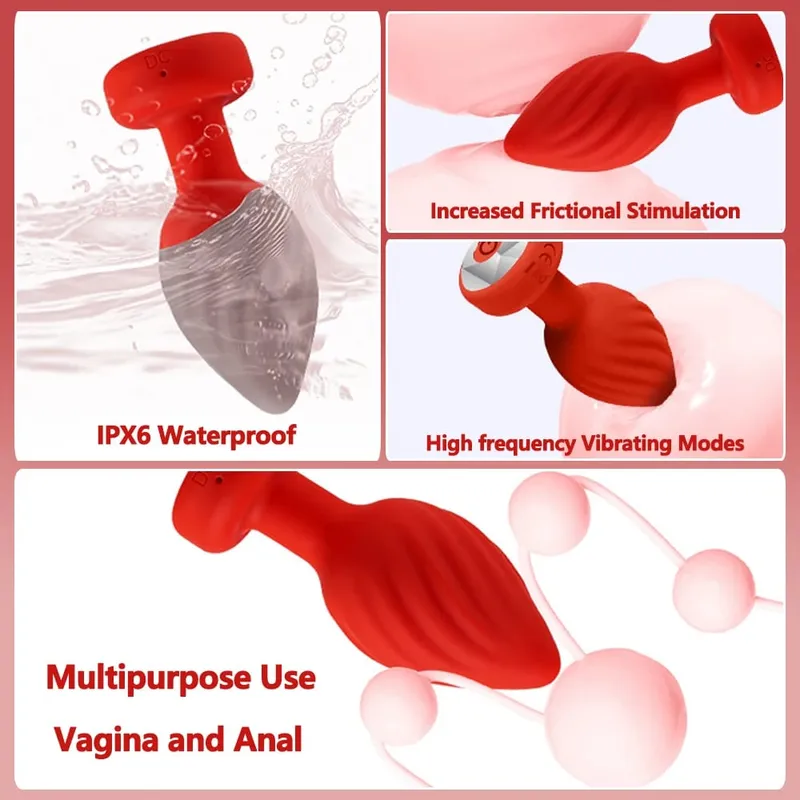Wireless Bluetooth Anal Plug Vibrator Female Vagin Stimulator APP Remote Control Butt Plug Massager Adult Sex Toys for Man Women — image 3