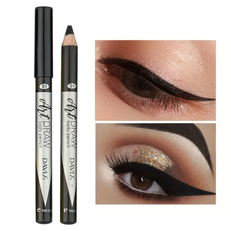 15 Color Eyeliner Lip Liner Pen Black Blue Multicolor Metallic Pearly Glitter Matte Finish Punk Smokey Style Eye Makeup Pen — image 6