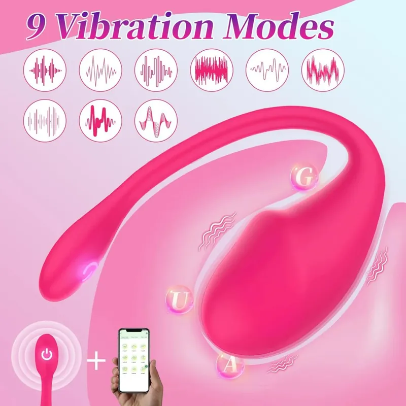 Wireless Bluetooth G Spot Vibrator Anal Vaginal Clit Stimulator Wear Panties Vibrating Egg Dildo Masturbator Sex Toys for Women — image 2