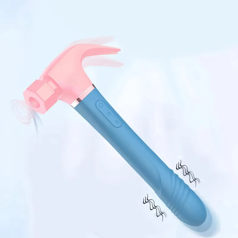 Martelo vibrador multifuncional máquina de sexo g ponto estimulação telescópica vibrador vaginal masage cit sucção masturbador feminino