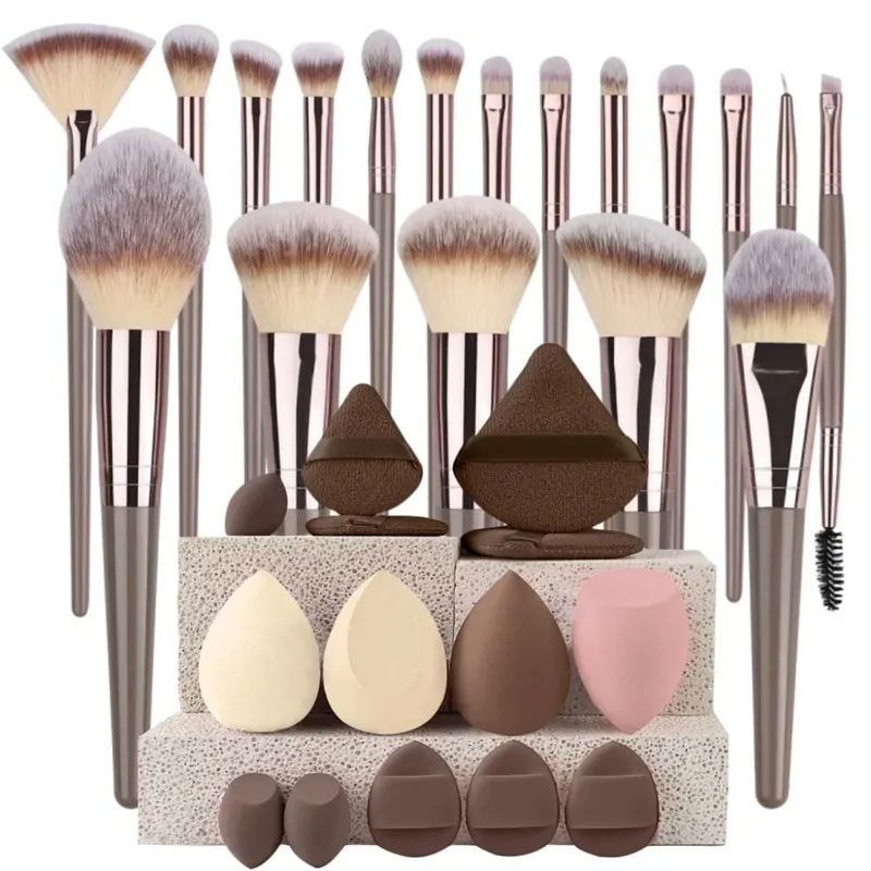 3-20Pcs Premium Makeup Brushes Set Soft Fluffy Beauty Cosmetic Foundation Makeup Brush Eyeshadow Blush Kabuki Make Up Tools — image 22