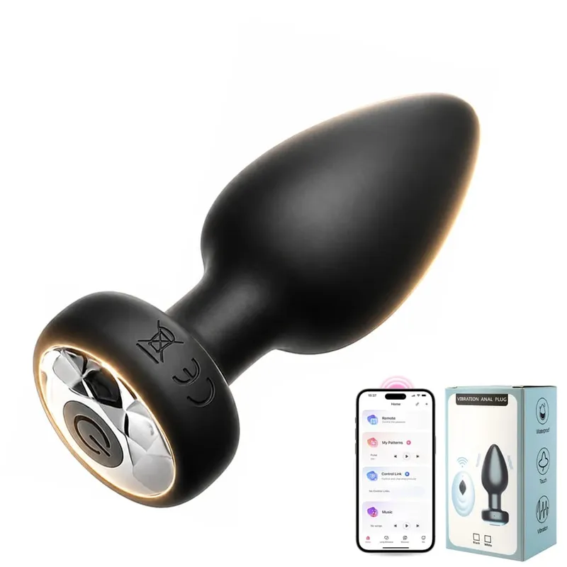 Wireless Bluetooth Anal Plug Vibrator Female Vagin Stimulator APP Remote Control Butt Plug Massager Adult Sex Toys for Man Women — image 8