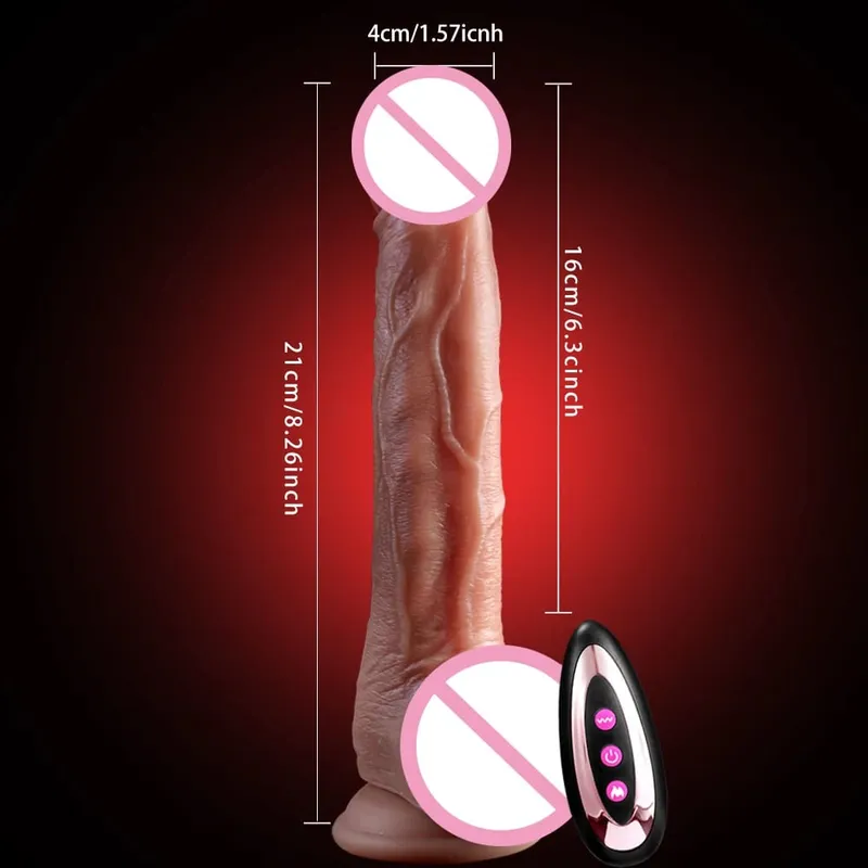 Vibrador realista vibrador grande pênis penetração anal adulto brinquedos sexuais para vibração anal aquecimento pau vibradores para masturbação feminina — image 16