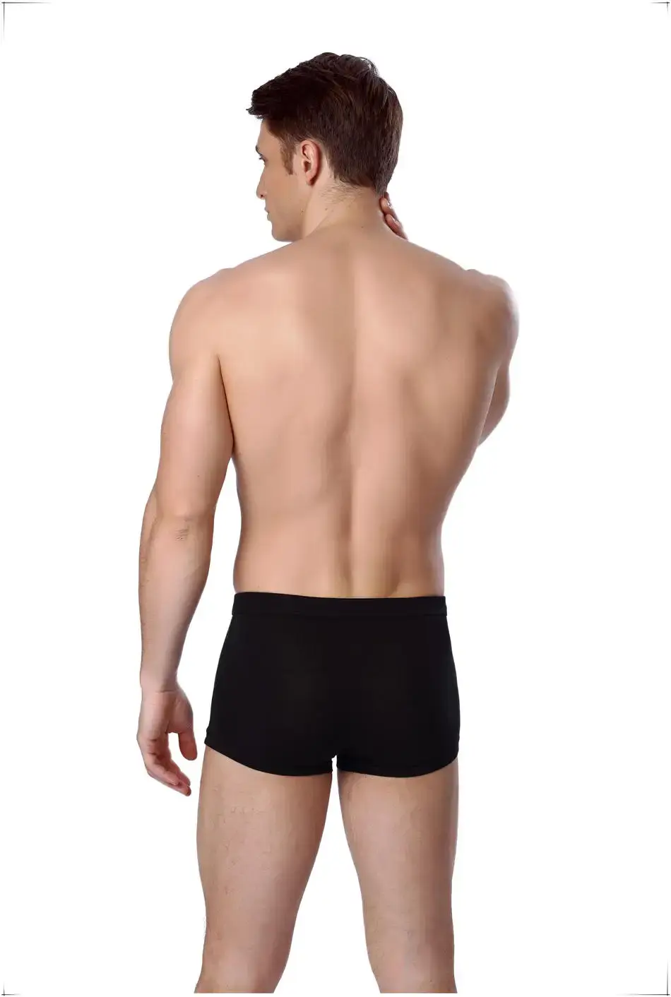 8pcs/Lot Underwear Boxer shorts male underpants men's mesh summer man sexy hot pouch panti malalaking sukat 5xl 6xl 7xl 8xl trunks — image 3