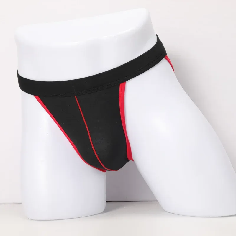 Brand Male Underwear Bulges Knickers Triangular Underwear EU Man Solid Underpants Plus Size Modal Cotton Slip Panties na Panlalaki 1802