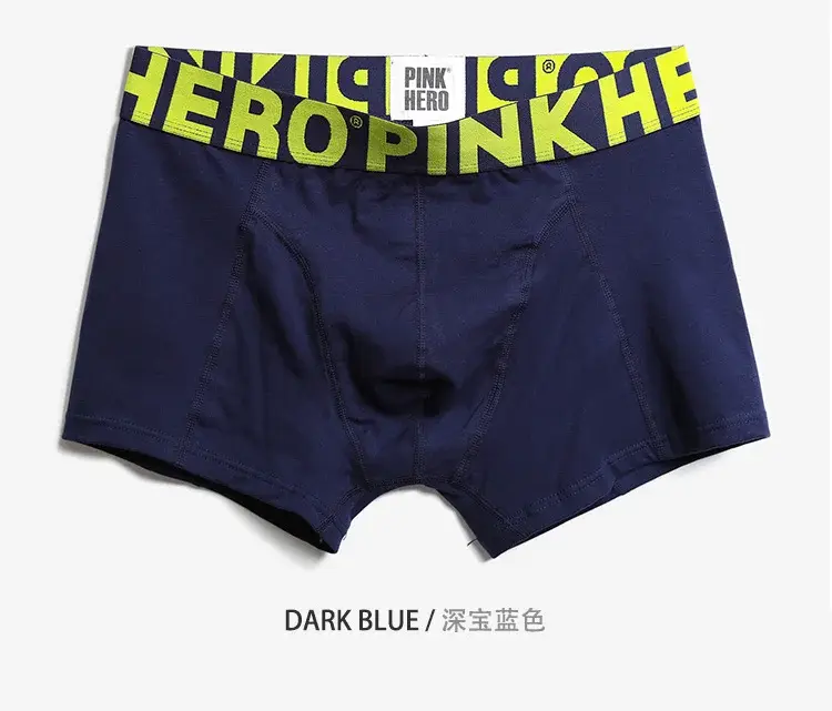 4 ST PINKHERO Modekalsonger för män, Snygg Bekväm Och Mjuk Slip Homme,Bomullsunderkläder Boxershorts,Calzoncillos Hombre — image 10