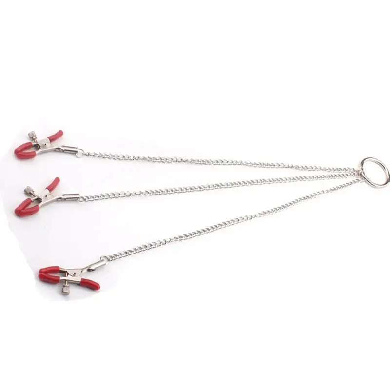 Mga Larong Pang-adulto Mga Sexy na Laruan Para sa Babae Mag-asawa BDSM Pagkaalipin Fetish Collar Chain Collars Nipple Clamps Vagina Clitoris Sex Products 18+ — image 8