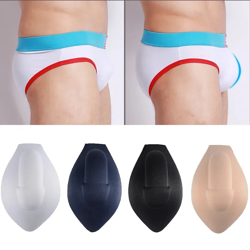 Panlalaking Underwear Swimwear Briefs Pouch Sa Loob Palakihin ang Sexy Sponge Enhancer Pad Protection Push Up Cup Breathable Multi Colors — image 26