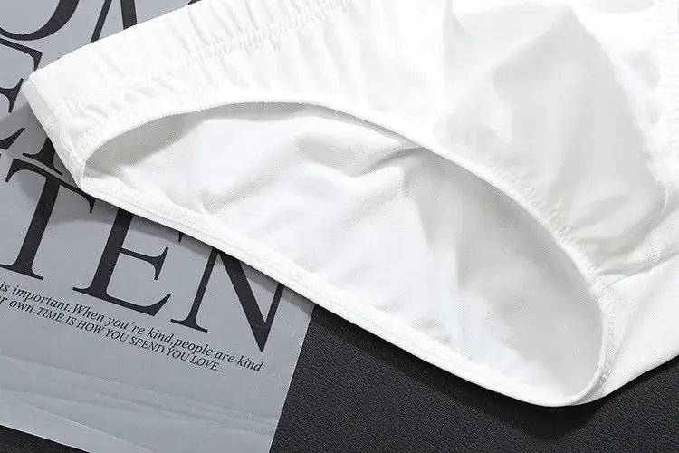 Panlalaking Kasuotang Panlalaki Solid na Kulay ng Summer na Cotton Underpants Panlalaking Shorts Sexy Briefs Malaking Sukat Seamless Man Panty Para sa Mga Lalaki — image 8