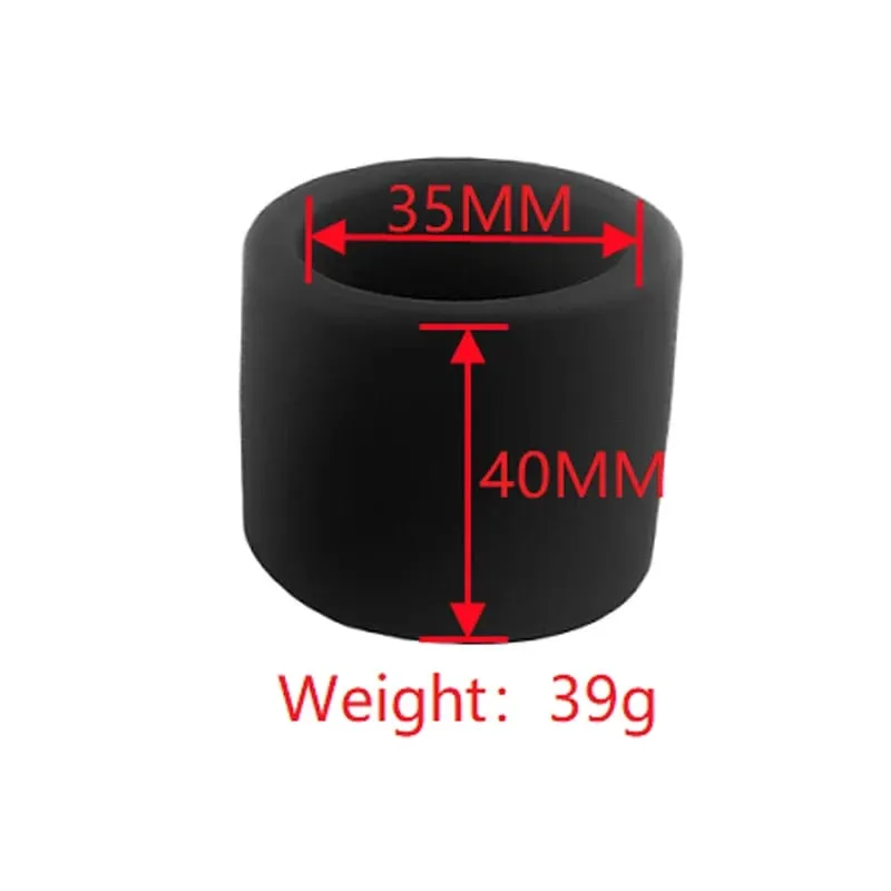 Male Silicone penis lock cock Ring bondage Erection Delay Ejaculation Reusable Enlargement ball stretcher BDSM Sex Toy for Men — image 9