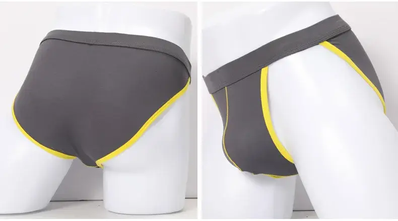 Brand Male Underwear Bulges Knickers Triangular Underwear EU Man Solid Underpants Plus Size Modal Cotton Slip Panties na Panlalaki 1802