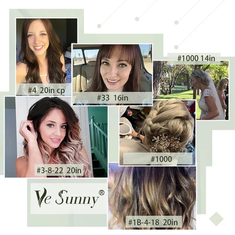 [Low Price] VeSunny Tape In Human Hair Extensions Human Hair Black Caramel Blonde Straight Hair 18 inches