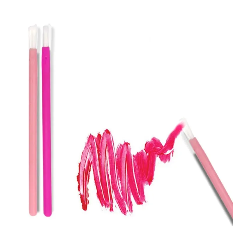 Bộ 50 Dùng Một Lần Nylon Cọ Môi Son Môi Bóng Hoa Dây Sạch Applicator Môi Phấn Mắt Bóng Cọ Đựng Mỹ Phẩm Dụng Cụ Trang Điểm — image 4
