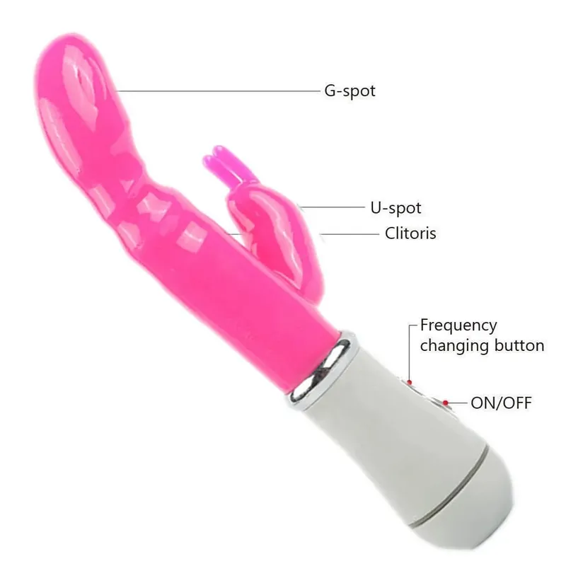 G Spot Rabbit Vibrator for Women Dual Vibration Dildo Αδιάβροχο γυναικείο κόλπο κλειτορίδα Μασάζ για ενήλικες σεξουαλικά παιχνίδια Ερωτικά προϊόντα — image 5