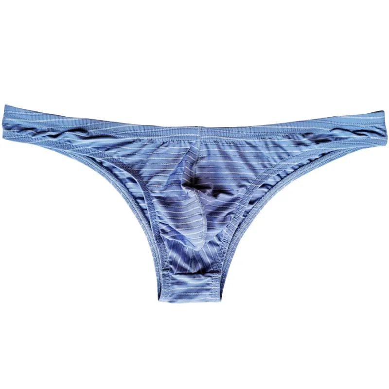 5 hommes slips Sexy rayure Bikini respirant sous-vêtements doux Cucea caleçons homme confortable pantalon Gay Cueca culotte masculine C903-1 — image 6