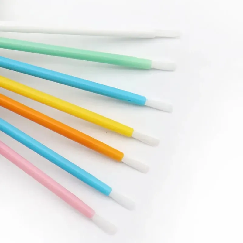 Bộ 50 Dùng Một Lần Nylon Cọ Môi Son Môi Bóng Hoa Dây Sạch Applicator Môi Phấn Mắt Bóng Cọ Đựng Mỹ Phẩm Dụng Cụ Trang Điểm — image 3