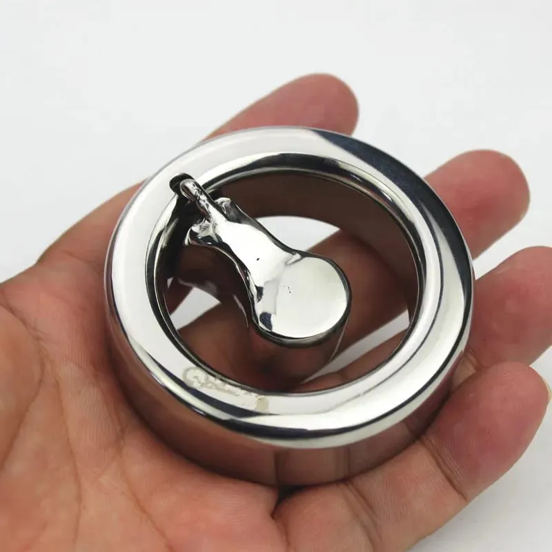 Penis peso escroto testículo pingente anéis de aço inoxidável 300-2000g pesado cockring maca galo anel brinquedos sexuais para homem BB2-98 — image 5
