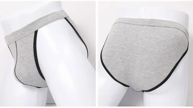 Brand Male Underwear Bulges Knickers Triangular Underwear EU Man Solid Underpants Plus Size Modal Cotton Slip Panties na Panlalaki 1802