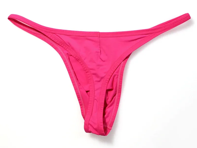 Men's Breathable Quick-Dry Fabric Thong Comfortable Briefs Low-Rise Underwear Sexy Innerwear Fashionable Brave Person — image 19