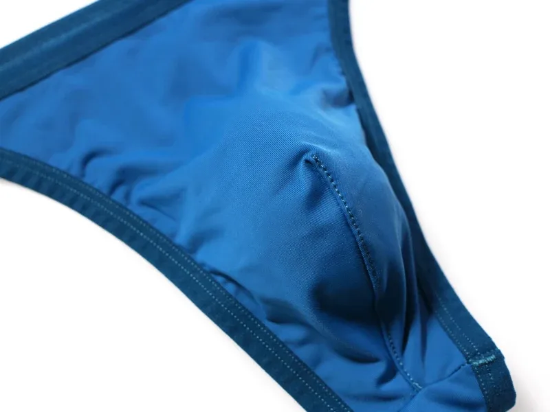 Men's Breathable Quick-Dry Fabric Thong Comfortable Briefs Low-Rise Underwear Sexy Innerwear Fashionable Brave Person — image 14