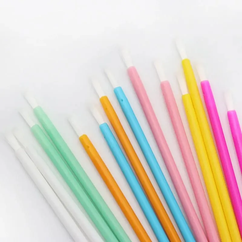 Bộ 50 Dùng Một Lần Nylon Cọ Môi Son Môi Bóng Hoa Dây Sạch Applicator Môi Phấn Mắt Bóng Cọ Đựng Mỹ Phẩm Dụng Cụ Trang Điểm — image 5