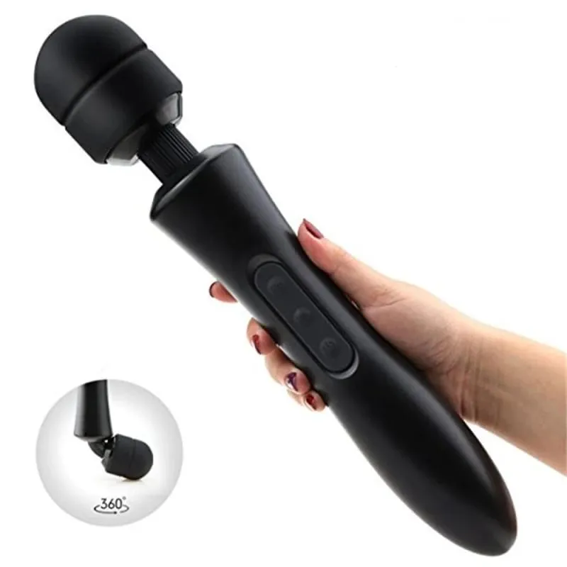 Kraftfull Magic Wand AV Vibrator sexleksaker för kvinna Klitorisstimulator Sexshopleksaker för vuxna G Spot vibrerande dildo för kvinna — image 1