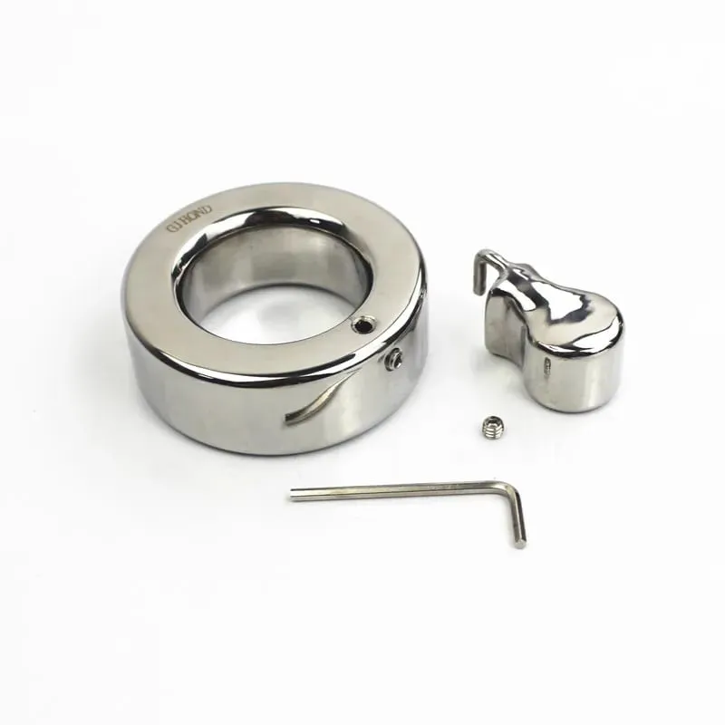 Penis peso escroto testículo pingente anéis de aço inoxidável 300-2000g pesado cockring maca galo anel brinquedos sexuais para homem BB2-98 — image 6