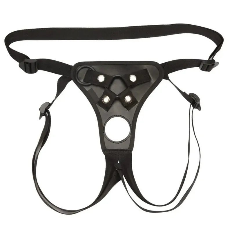 Women Men Strap On Dildo Panties Wearable Penis Penetration Vagina Anal Massage Leather Harness Sex Toys For Couples Lesbian Gay — image 5