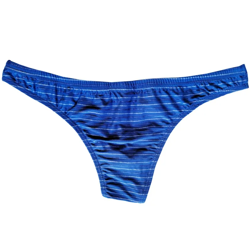 5 hommes slips Sexy rayure Bikini respirant sous-vêtements doux Cucea caleçons homme confortable pantalon Gay Cueca culotte masculine C903-1 — image 13
