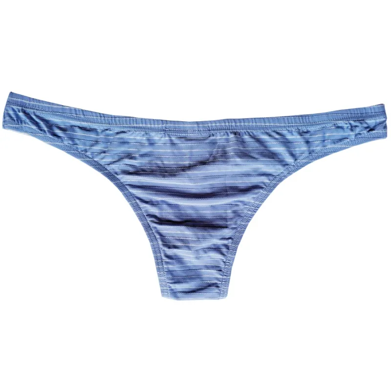 5 hommes slips Sexy rayure Bikini respirant sous-vêtements doux Cucea caleçons homme confortable pantalon Gay Cueca culotte masculine C903-1 — image 7