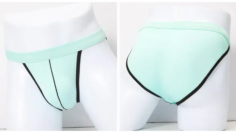 Brand Male Underwear Bulges Knickers Triangular Underwear EU Man Solid Underpants Plus Size Modal Cotton Slip Panties na Panlalaki 1802