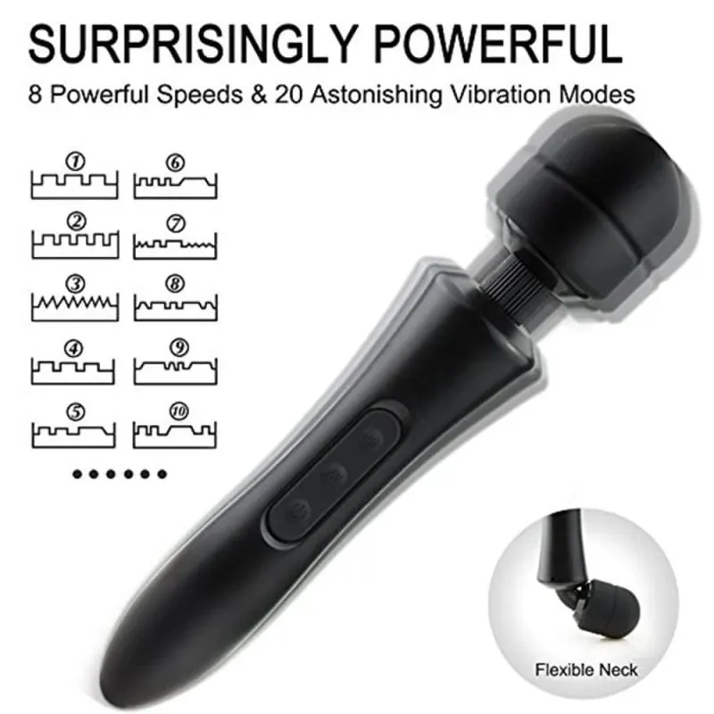 Kraftfull Magic Wand AV Vibrator sexleksaker för kvinna Klitorisstimulator Sexshopleksaker för vuxna G Spot vibrerande dildo för kvinna — image 2