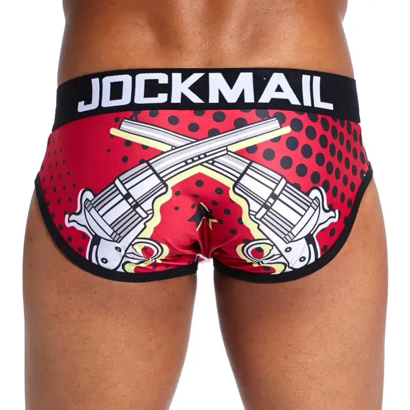 Diversão divertida sexy roupa interior masculina impressão cuecas de seda gelo cueca gay masculino calcinha deslizamento 21 padrão design shorts — image 31