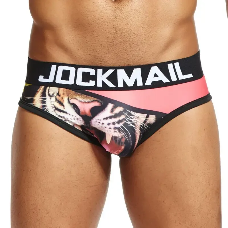 Diversão divertida sexy roupa interior masculina impressão cuecas de seda gelo cueca gay masculino calcinha deslizamento 21 padrão design shorts — image 18