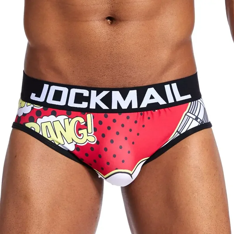 Diversão divertida sexy roupa interior masculina impressão cuecas de seda gelo cueca gay masculino calcinha deslizamento 21 padrão design shorts — image 30