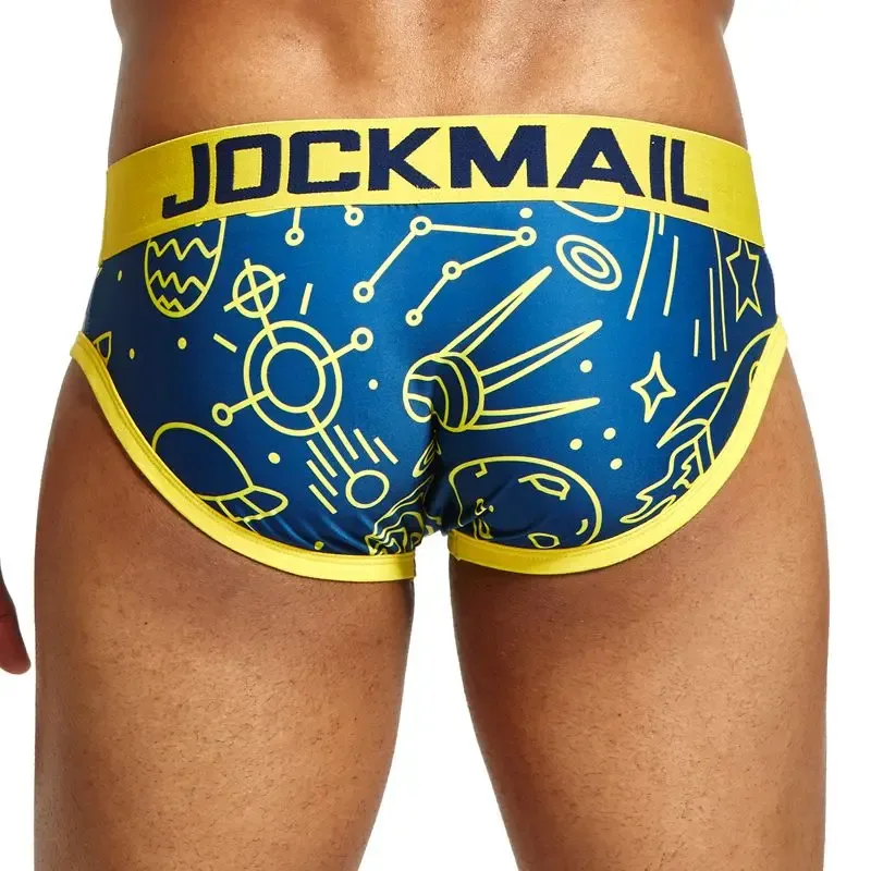 Diversão divertida sexy roupa interior masculina impressão cuecas de seda gelo cueca gay masculino calcinha deslizamento 21 padrão design shorts — image 25
