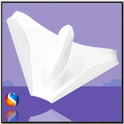 Frete grátis masculino sexy aconchegante biquíni sedoso gelo com manga pênis confortável roupa interior masculina meias aconchegantes — image 13