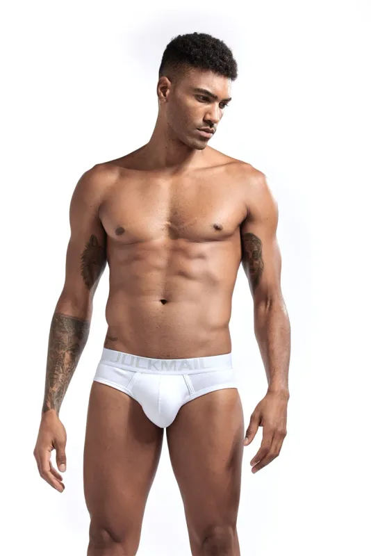 Marca masculina roupa interior respirável sexy briefs deslizamento cuecas de algodão confortável cueca masculino calcinha shorts — image 9